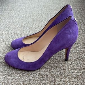 Ivanka Trump Purple Suede Pumps Size 7